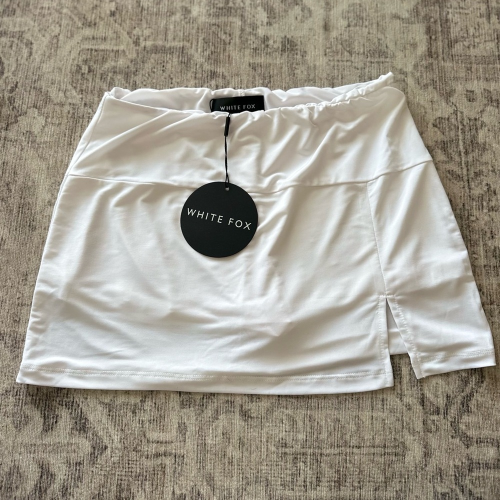 White Fox Boutique White Mini Skort